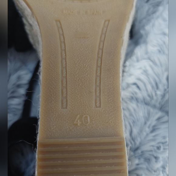 Toni Pons Sandy Espadrille Wedge size 9 (40eu) black suede - Picture 10 of 12